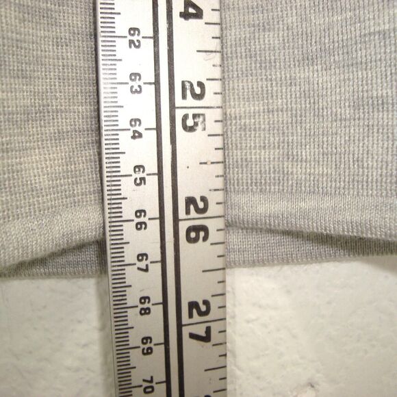 A-K-R-I-S- Womens Cashmere Silk Blend Mock Neck Sweater w/Sheer Stripe L/XL - Picture 5 of 11